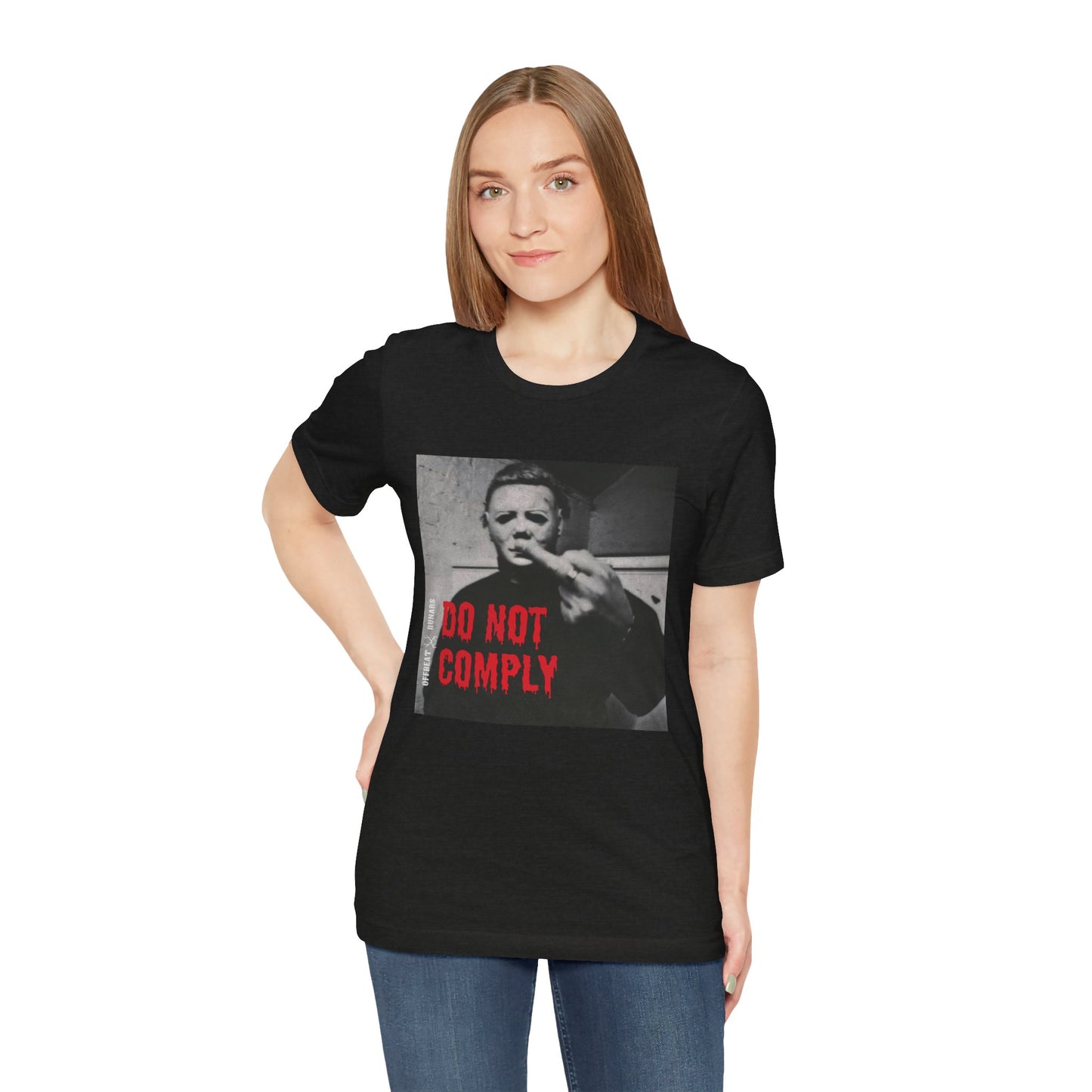 Do not comply ᚾ THE OFFBEAT RUNARS CO. Unisex Jersey Short Sleeve Tee