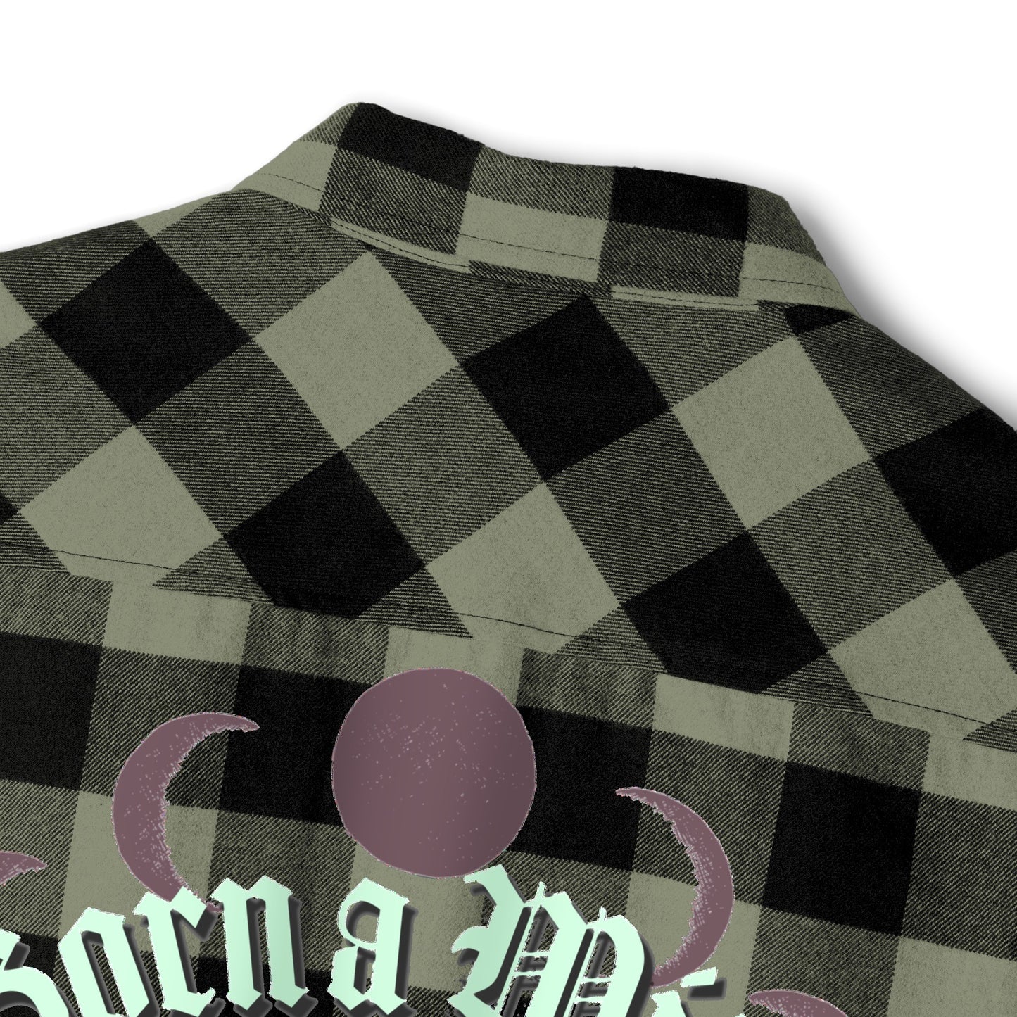 Born a witch Unisex Flannel Shirt