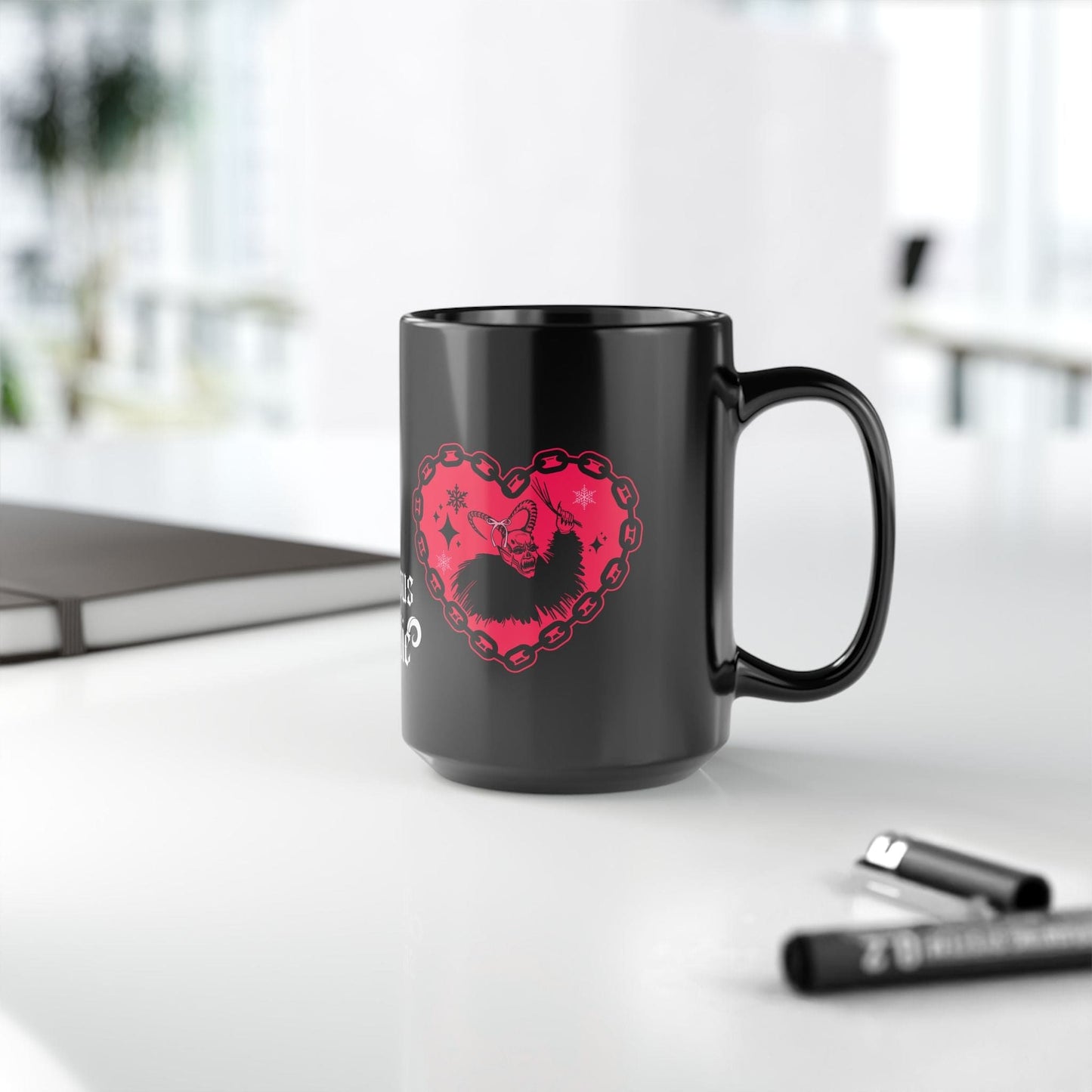 Like Krampus, I slay Krampus Baddie Black Mug