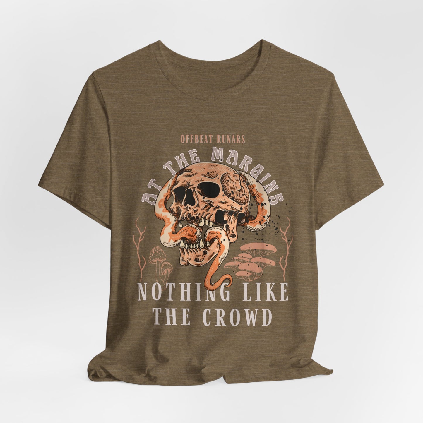 Nothing like the crowd ᚾ THE OFFBEAT RUNARS CO. Unisex Jersey Short Sleeve Tee