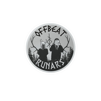 The Offbeat Runars Logo Kiss-Cut Vinyl Decals ᚾ THE OFFBEAT RUNARS CO.