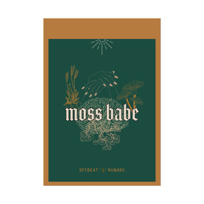 Moss babe Rolled Poster THE OFFBEAT RUNARS CO.