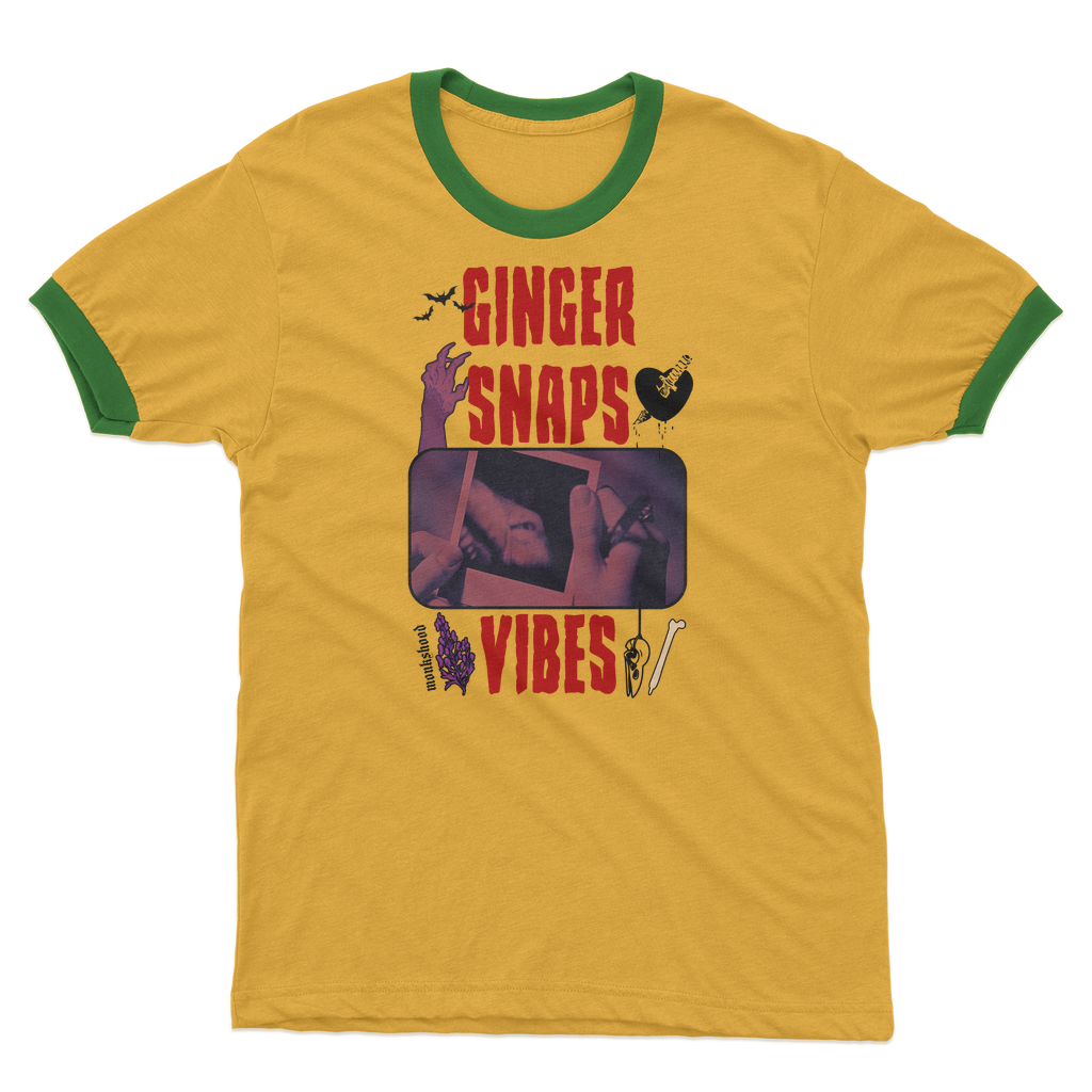 Ginger Snaps Vibes Adult Ringer T-Shirt