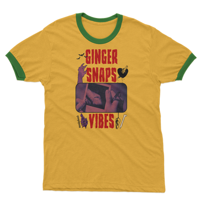 Ginger Snaps Vibes Adult Ringer T-Shirt