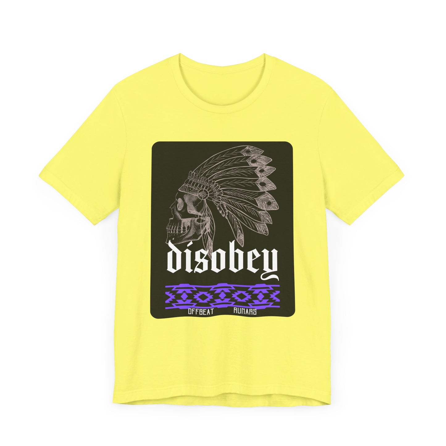 Disobey ᚾ THE OFFBEAT RUNARS CO. Unisex Jersey Short Sleeve Tee