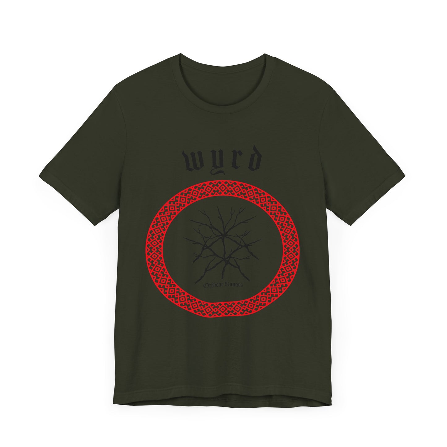 Wyrd ᚾ THE OFFBEAT RUNARS CO. Unisex Jersey Short Sleeve Tee