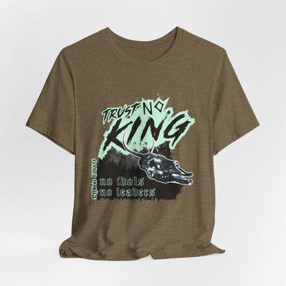 Trust No King ᚾ THE OFFBEAT RUNARS CO. Unisex Jersey Short Sleeve Tee