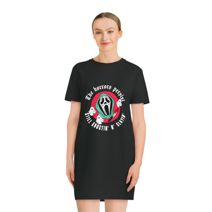 The horrors persist Spinner T-Shirt Dress