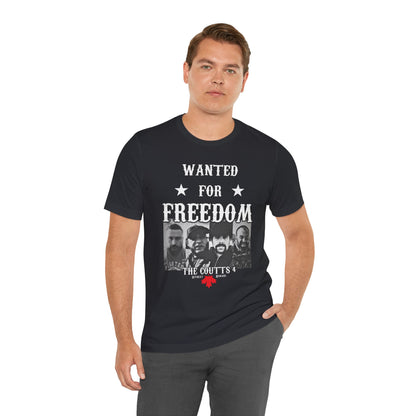 Wanted for freedom ᚾ THE OFFBEAT RUNARS CO. Unisex Jersey Short Sleeve Tee