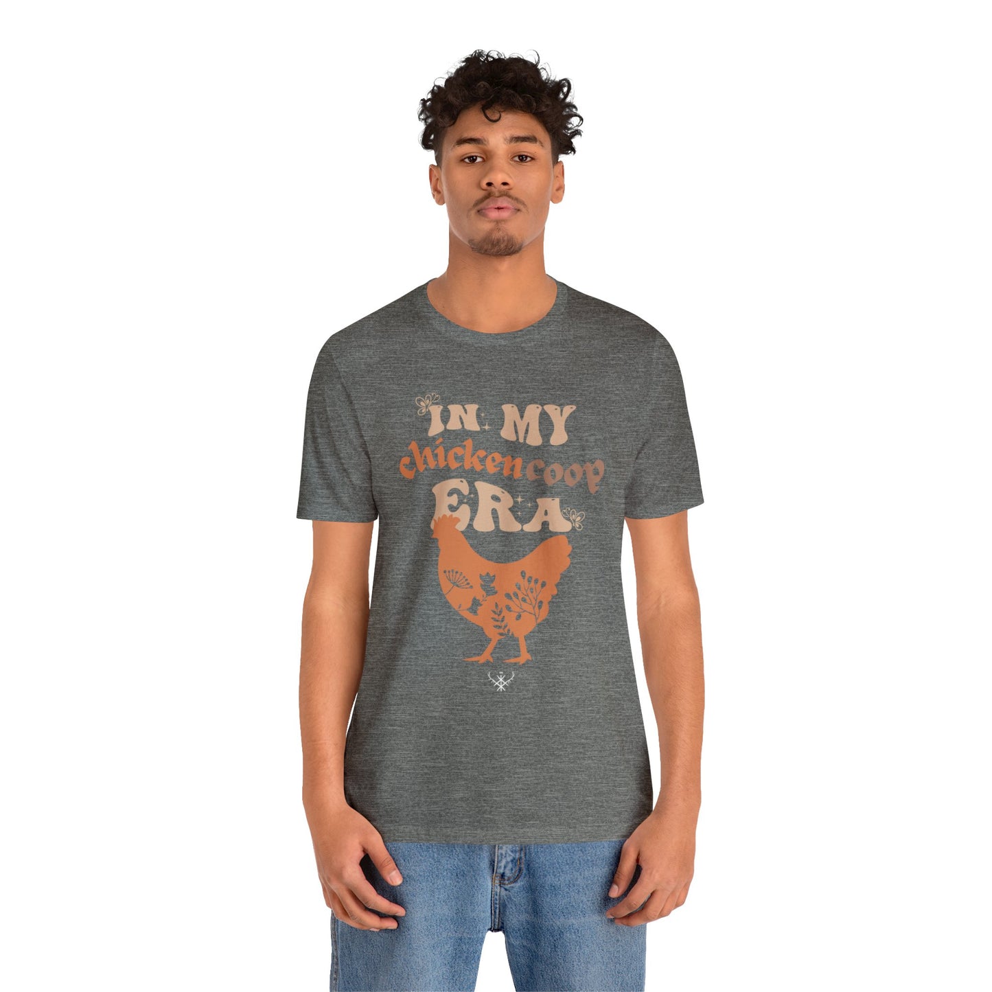 In my chicken coop era ᚾ THE OFFBEAT RUNARS CO. Unisex Jersey Short Sleeve Tee