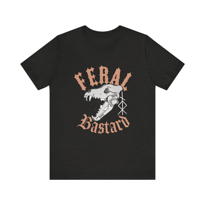 Feral bastard ᚾ THE OFFBEAT RUNARS Unisex Jersey Short Sleeve Tee