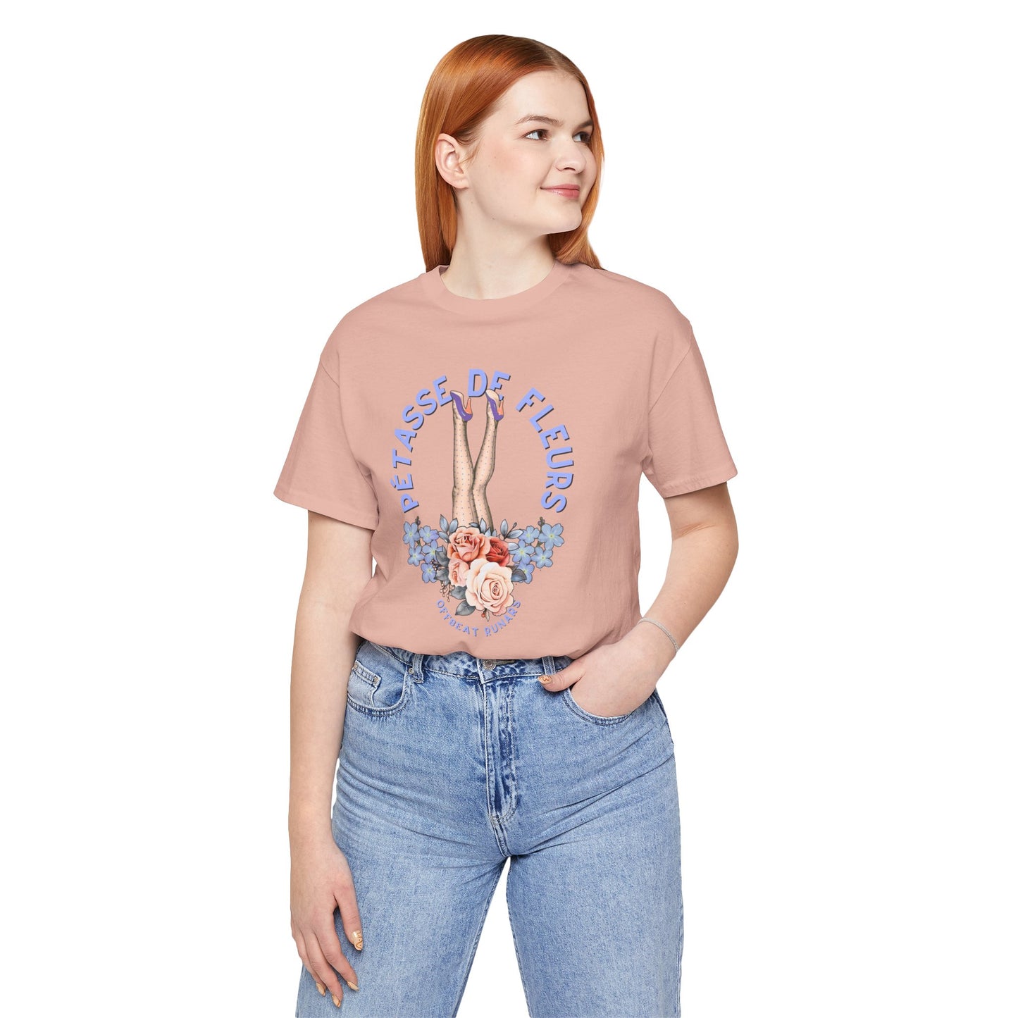 Pétasse de fleurs ᚾ THE OFFBEAT RUNARS Unisex Jersey Short Sleeve Tee