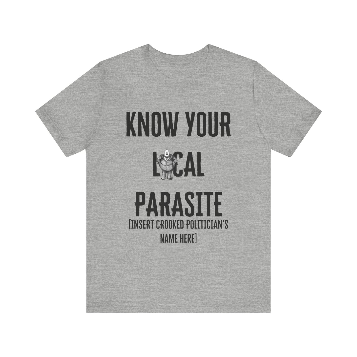 Know your local parasite ᚾ THE OFFBEAT RUNARS CO. Unisex Jersey Short Sleeve Tee