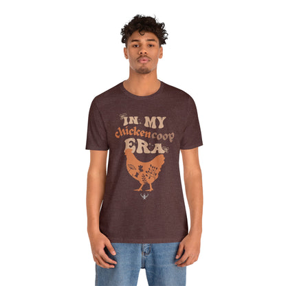 In my chicken coop era ᚾ THE OFFBEAT RUNARS CO. Unisex Jersey Short Sleeve Tee