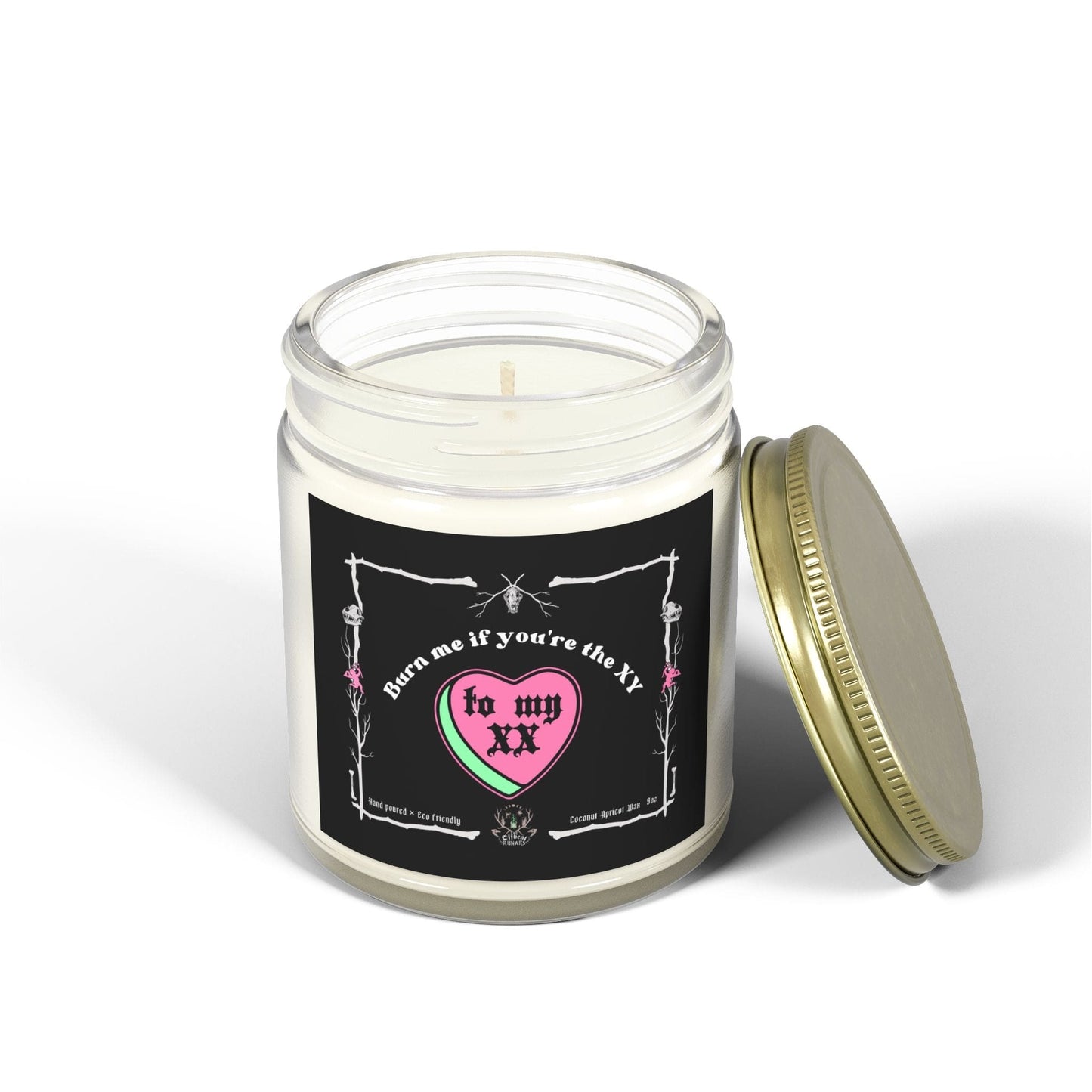 You're the XY to my XX Clear Candles 4-9oz