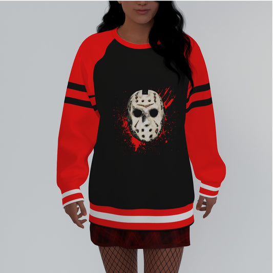 All-Over Print Women's Raglan Sleeve Sweatshirt