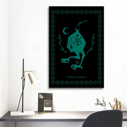 Baba Yaga Ness Fave's Black Frame Mural