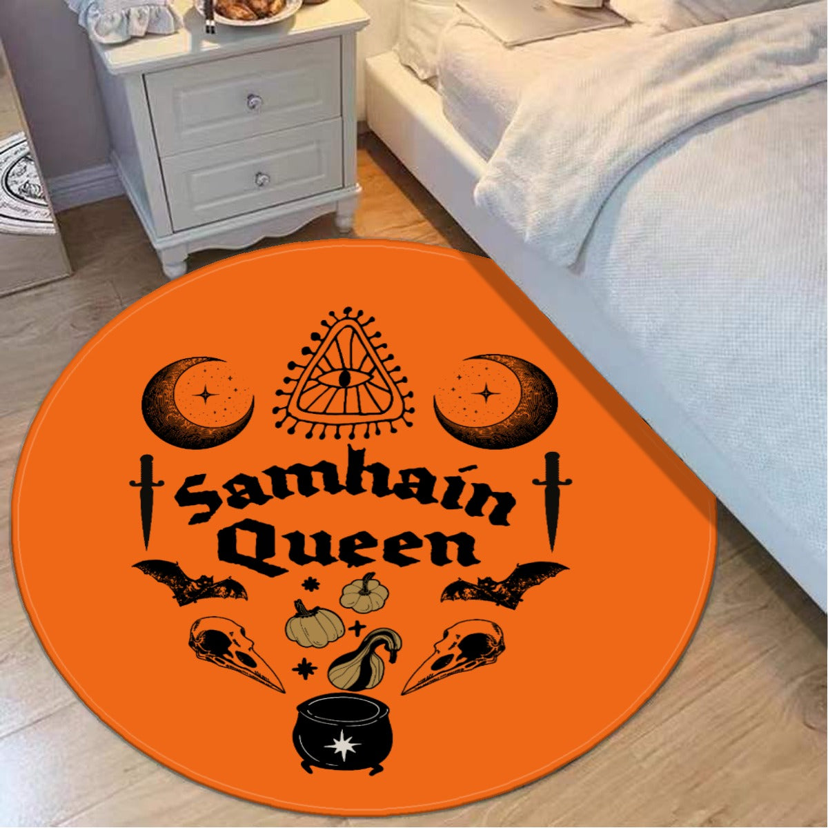 Samhain Queen Foldable round mat