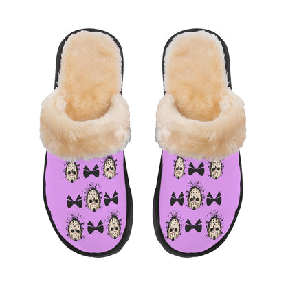 Jason and bowties Women's Plush Slippers