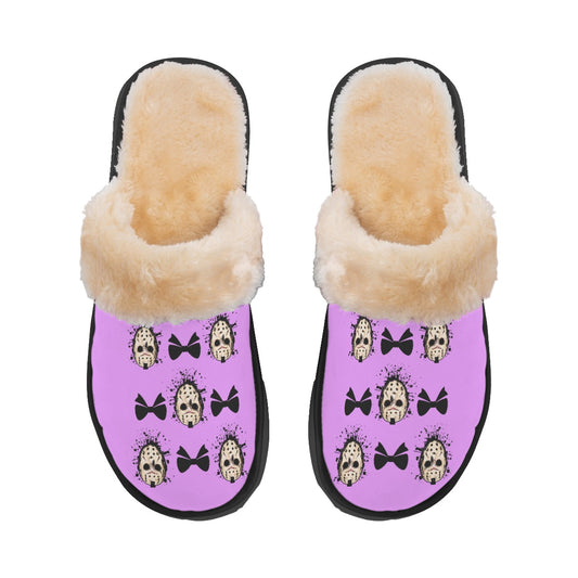 Jason and bowties Women's Plush Slippers