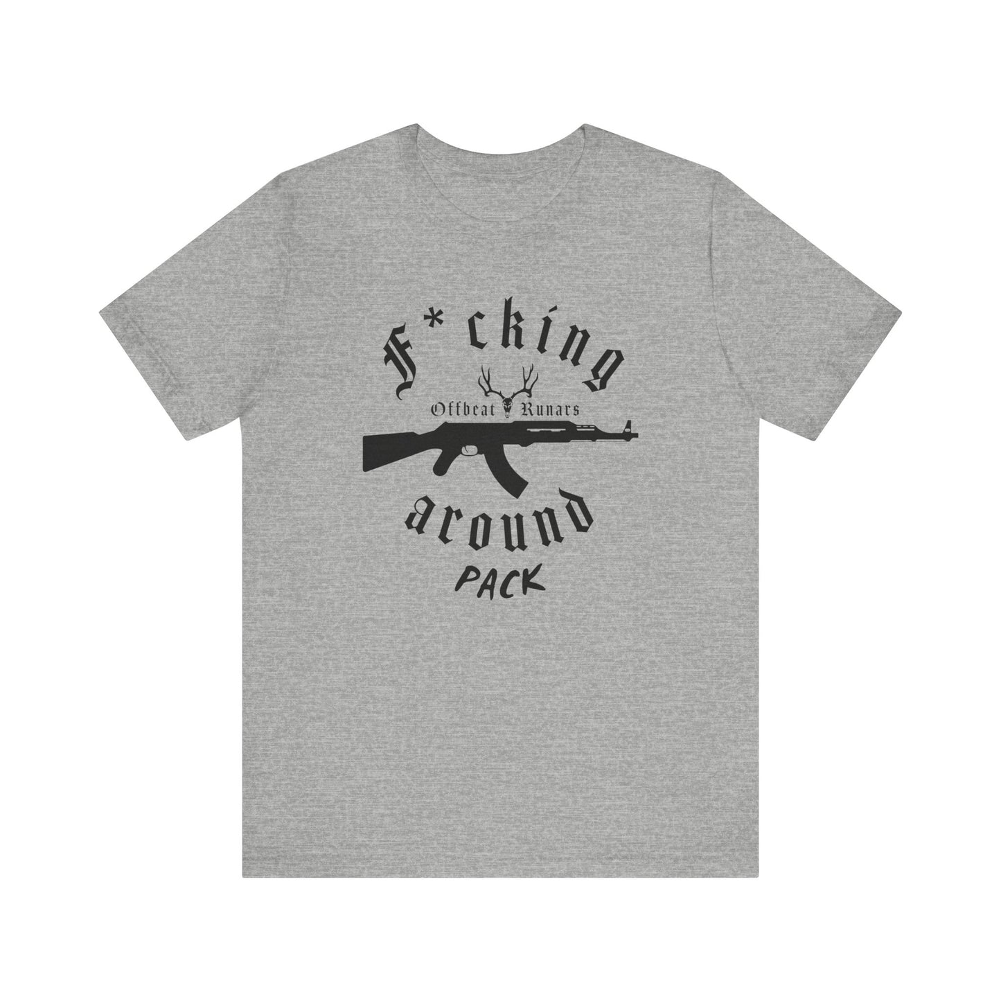 F*cking around pack ᚾ THE OFFBEAT RUNARS CO. Tee-shirt à manches courtes en jersey unisexe