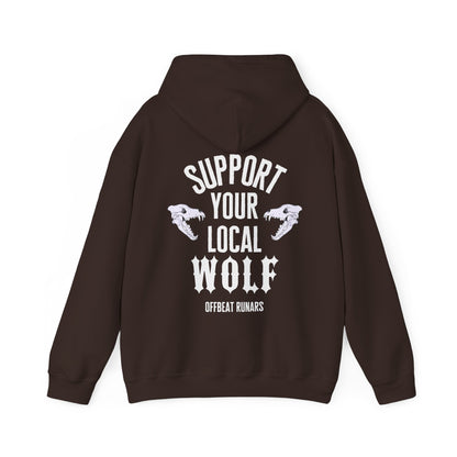 Support your local Wolf Unisex Heavy Blend™ Hooded Sweatshirt