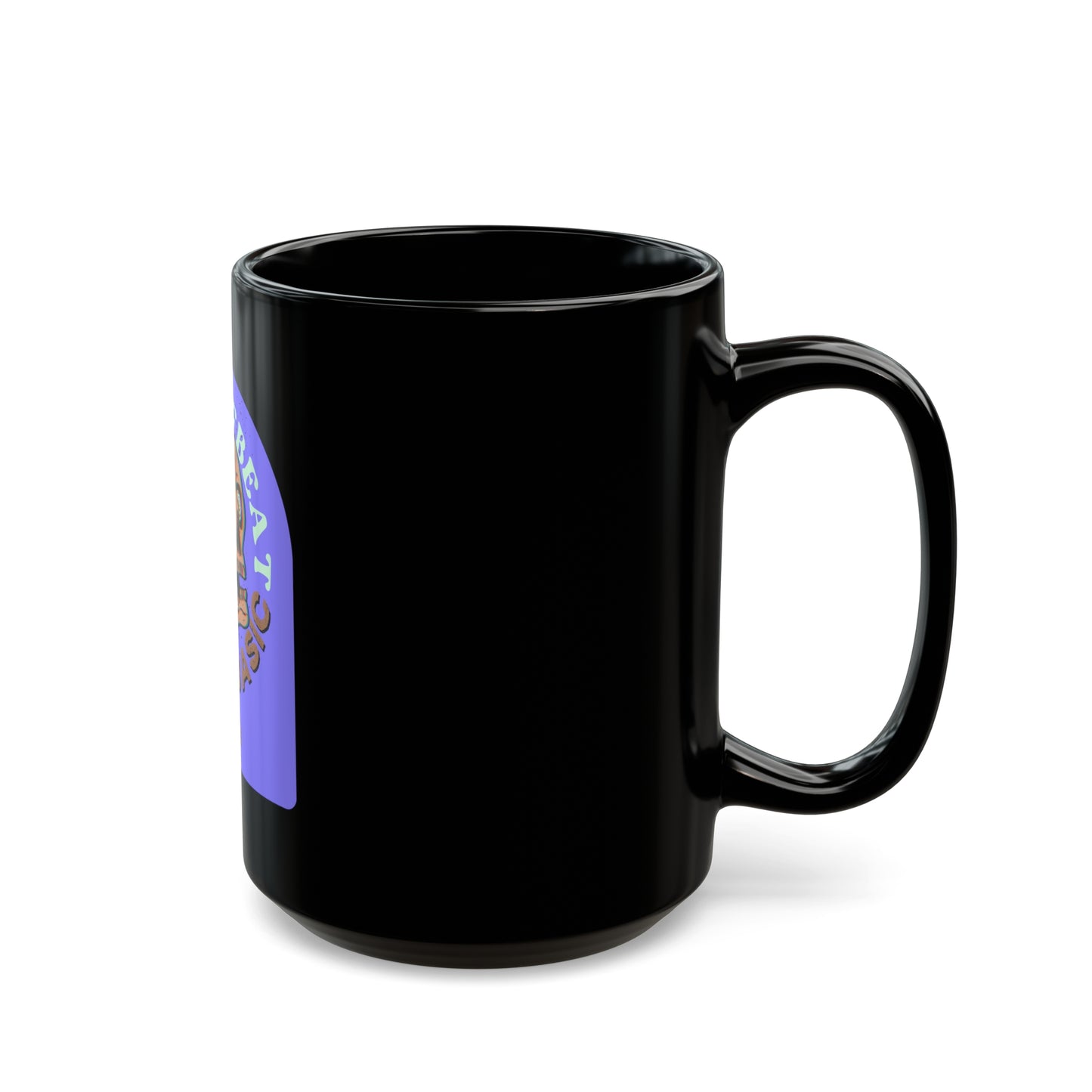 Taza negra básica Live Offbeat or Die de 11 oz ᚾ THE OFFBEAT RUNARS Co.