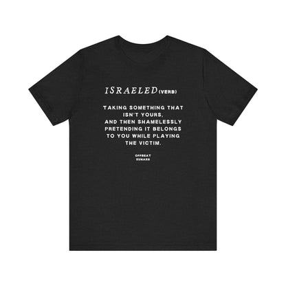 Israeled ᚾ THE OFFBEAT RUNARS CO. Camiseta de manga corta unisex Jersey