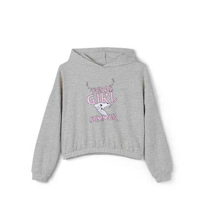 Feral Girl Summer Women's Cinched Bottom Hoodie