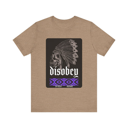 Disobey ᚾ THE OFFBEAT RUNARS CO. Unisex Jersey Short Sleeve Tee