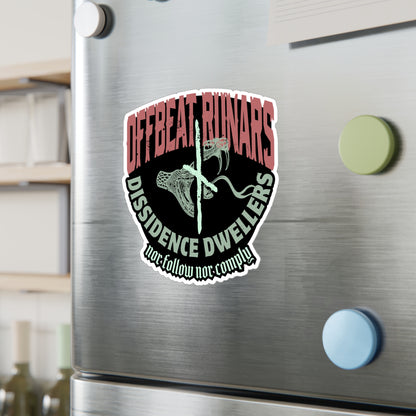 Dissidence Dwellers Era Kiss-Cut Vinyl Decals ᚾ THE OFFBEAT RUNARS CO.