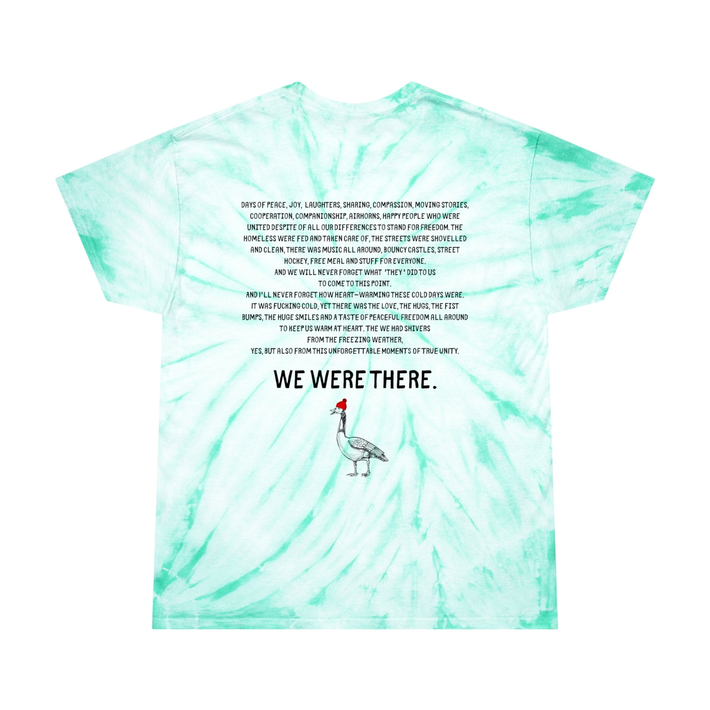 Winter of Love FREEDOM CONVOY Tie-Dye Tee, Cyclone