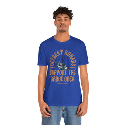 Offbeat Runars Support the Brave ones ᚾ THE OFFBEAT RUNARS Unisex Jersey Short Sleeve Tee