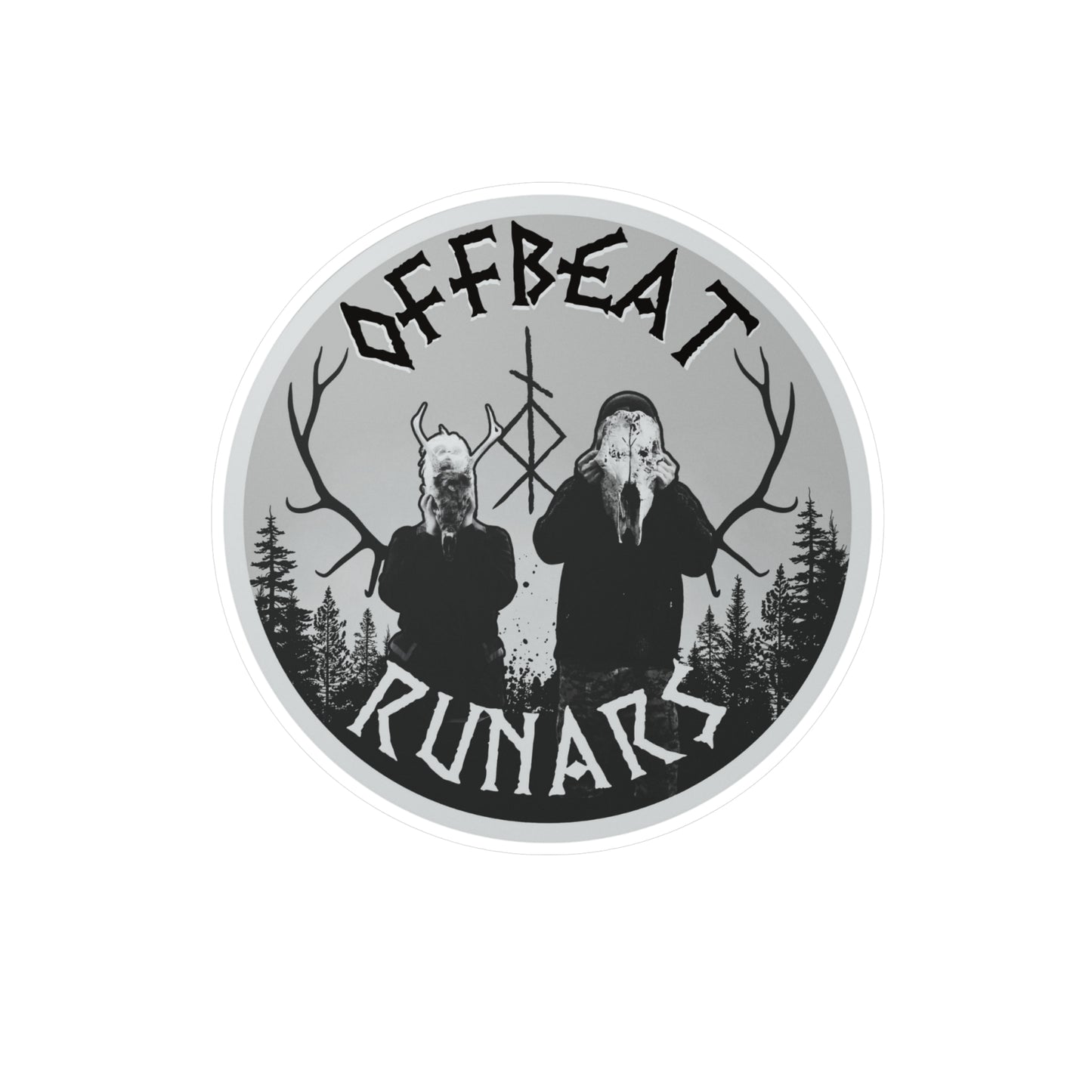 The Offbeat Runars Logo Kiss-Cut Vinyl Decals ᚾ THE OFFBEAT RUNARS CO.