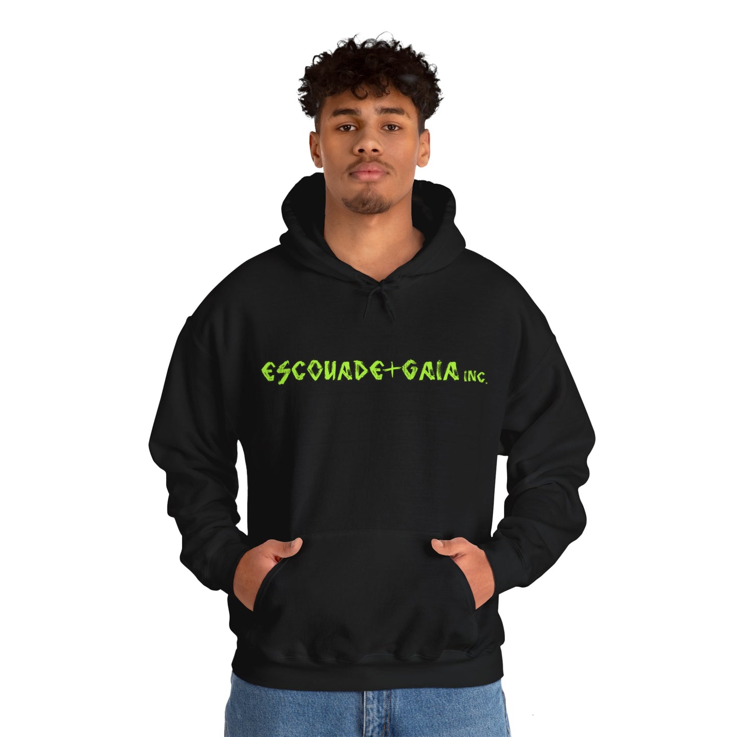 Escouade Gaia Original ᚾ THE OFFBEAT RUNARS CO. Unisex Heavy Blend™ Hooded Sweatshirt