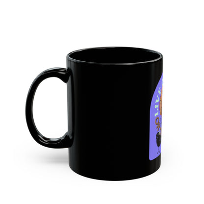 Taza negra básica Live Offbeat or Die de 11 oz ᚾ THE OFFBEAT RUNARS Co.