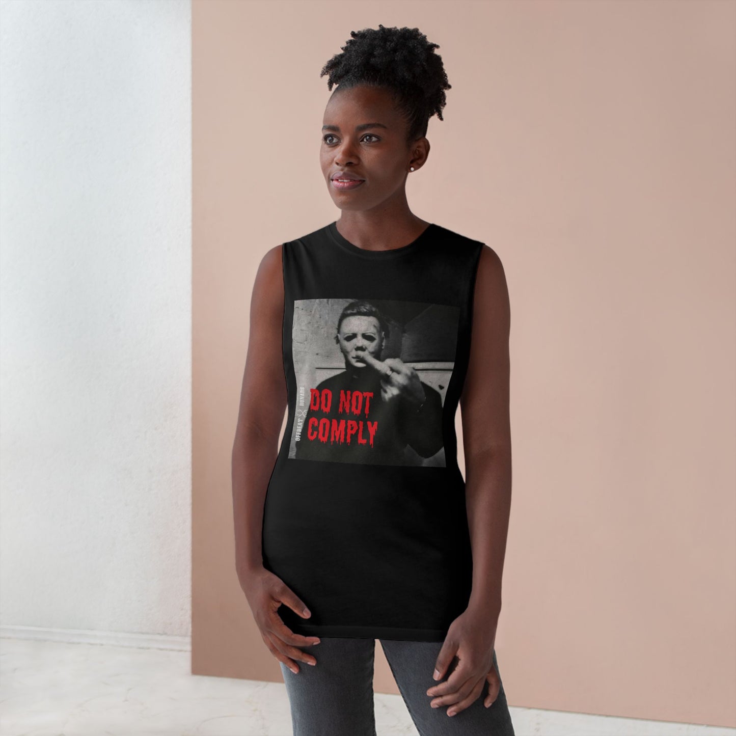 Do not comply Michael Myers Unisex Barnard Tank