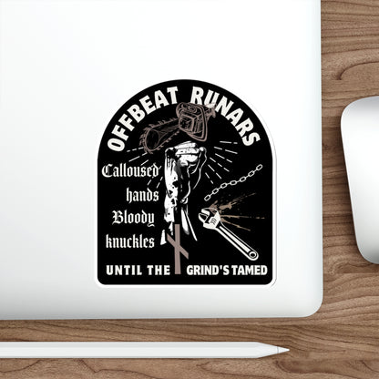 Calloused hands Bloody knuckles Die-Cut Stickers