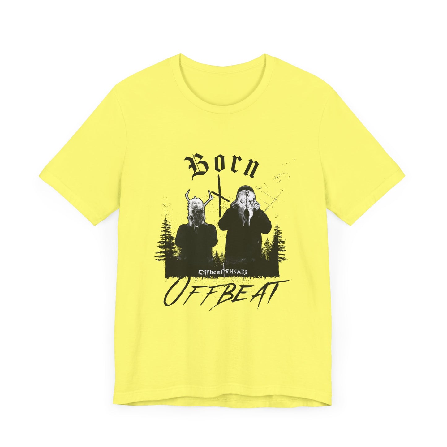 Born OFFBEAT ᚾ THE OFFBEAT RUNARS CO. Unisex Jersey Short Sleeve Tee