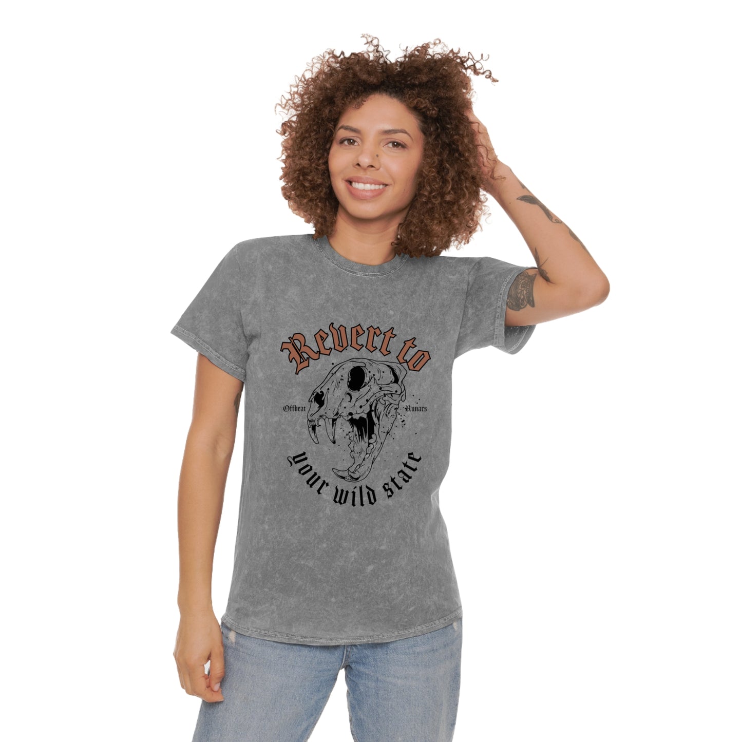 Revert to your wild state Unisex Mineral Wash T-Shirt