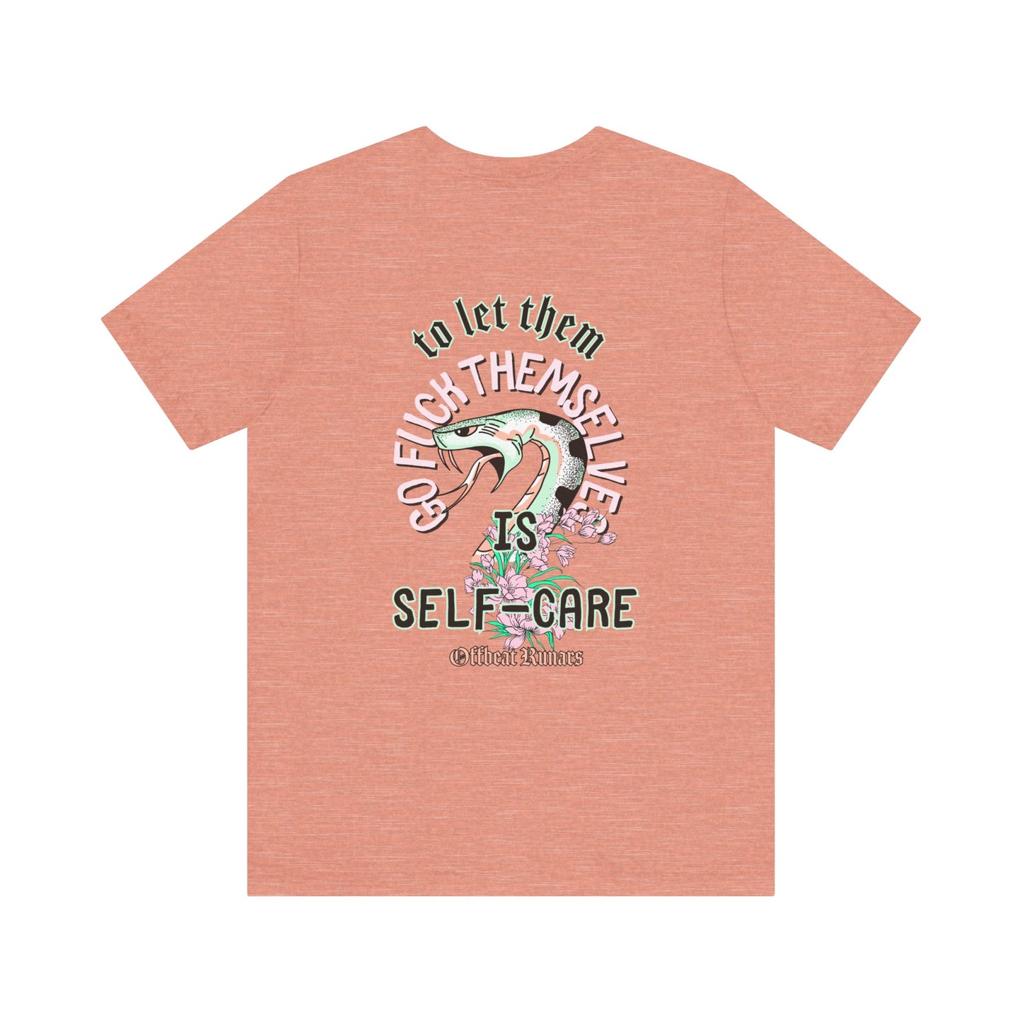 Self-Care ᚾ THE OFFBEAT RUNARS CO. Unisex Jersey Short Sleeve Tee