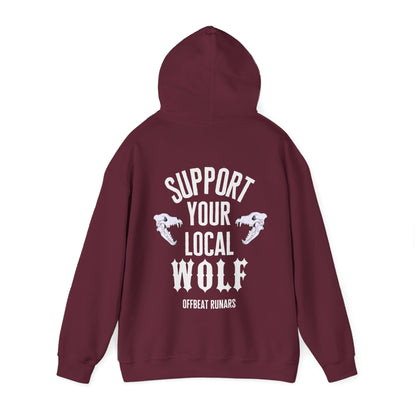 Support your local Wolf Unisex Heavy Blend™ Hooded Sweatshirt