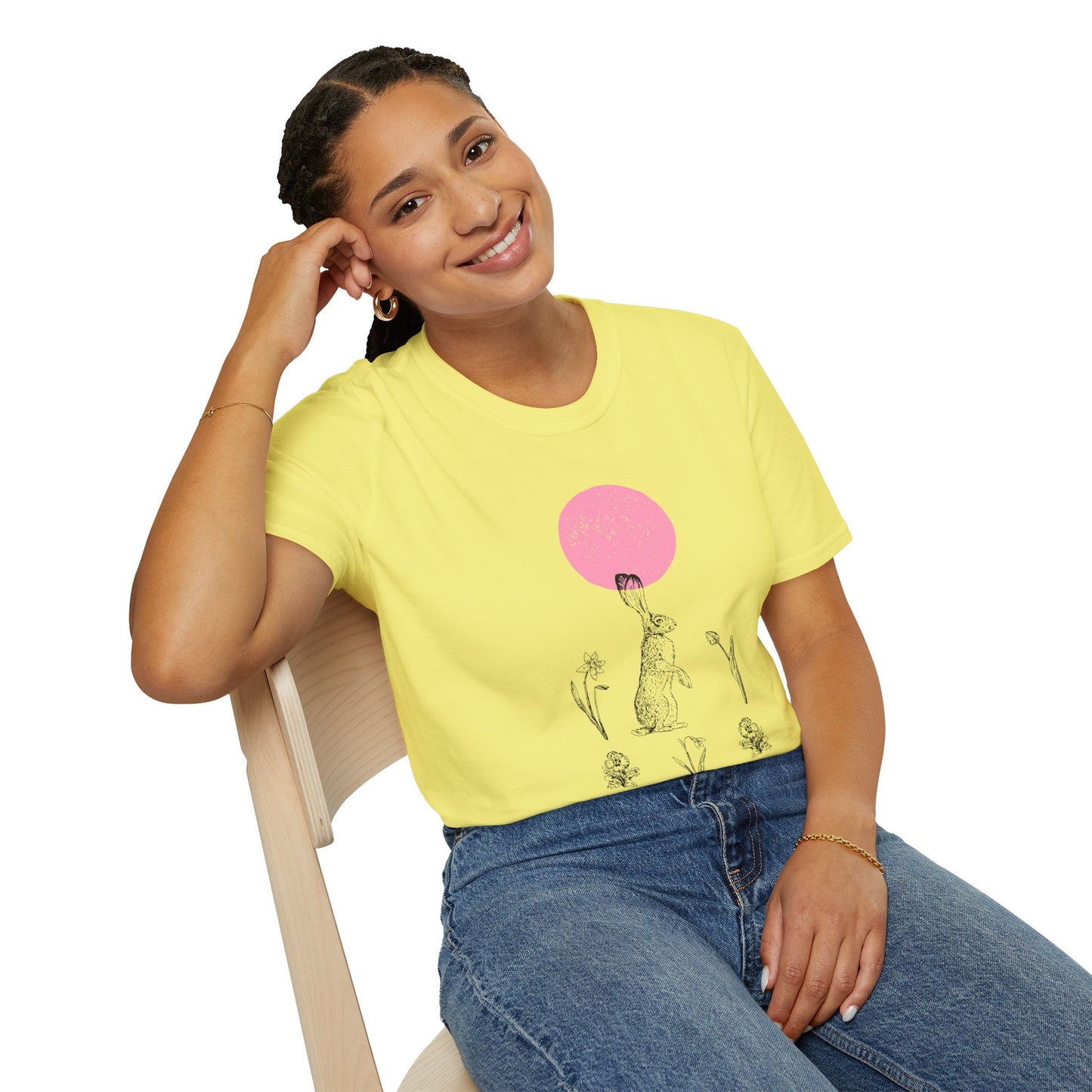 Under the pink moon Unisex Softstyle T-Shirt