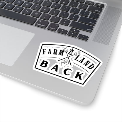 Farmland back Kiss-Cut Stickers ᚾ THE OFFBEAT RUNARS CO.