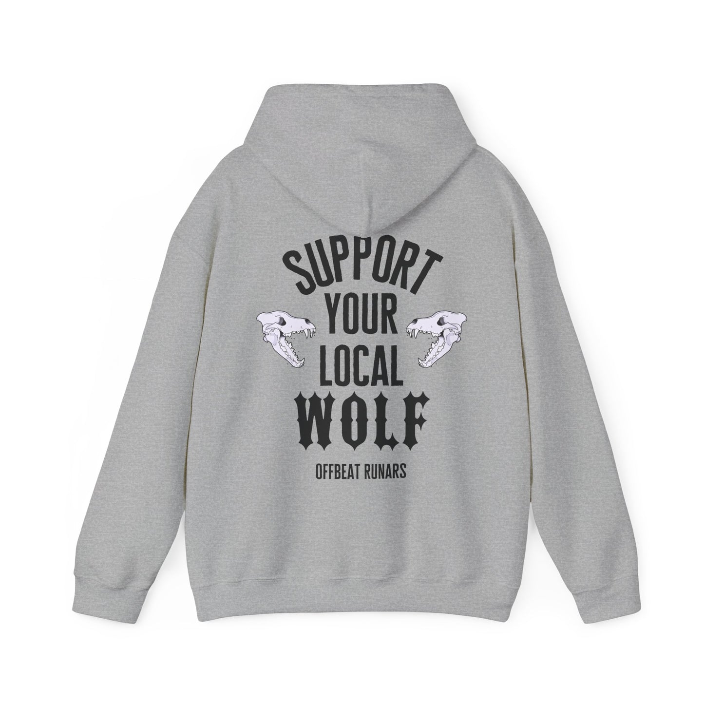 Support your local Wolf Unisex Heavy Blend™ Hooded Sweatshirt