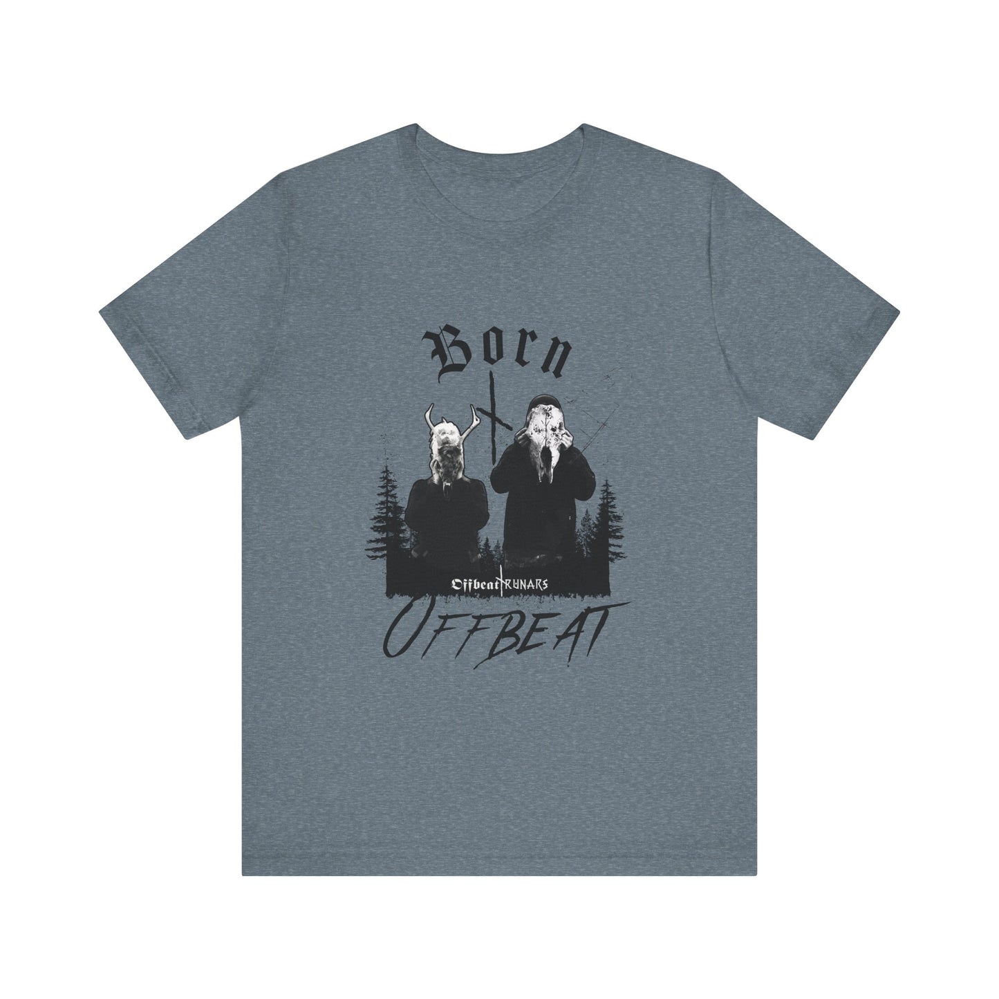 Born OFFBEAT ᚾ THE OFFBEAT RUNARS CO. Unisex Jersey Short Sleeve Tee