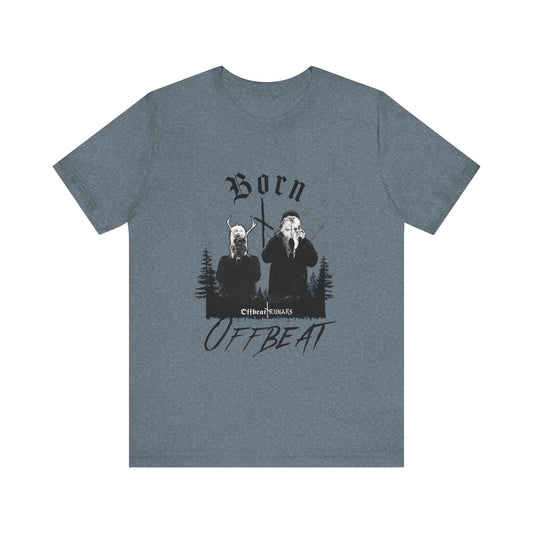 Born OFFBEAT ᚾ THE OFFBEAT RUNARS CO. Unisex Jersey Short Sleeve Tee