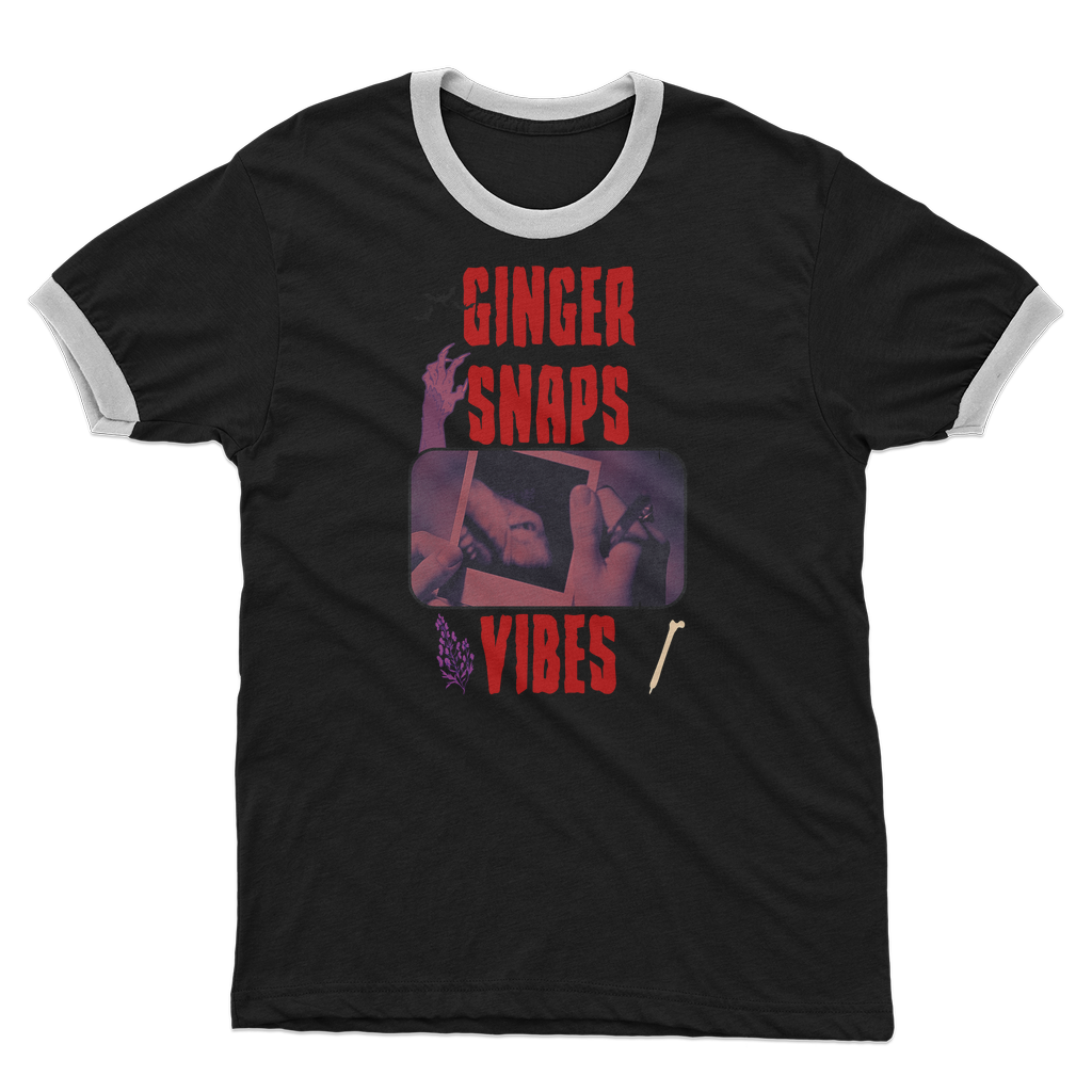 Ginger Snaps Vibes Adult Ringer T-Shirt