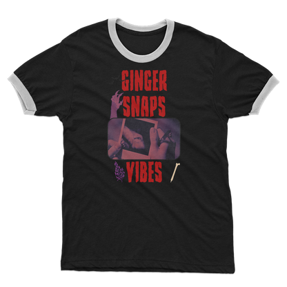 Ginger Snaps Vibes Adult Ringer T-Shirt