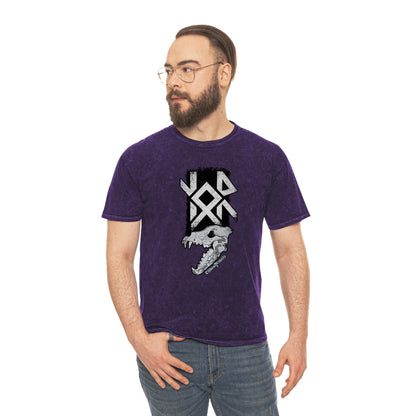 Nauthiz Othala Raido Runes Unisex Mineral Wash T-Shirt